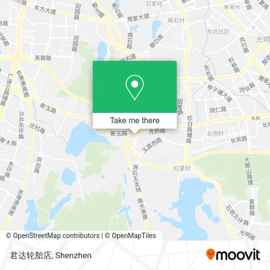 君达轮胎店 map