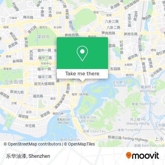 乐华油漆 map