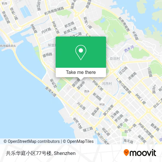 共乐华庭小区77号楼 map