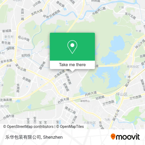 乐华包装有限公司 map