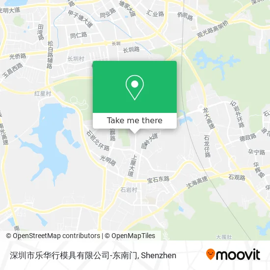 深圳市乐华行模具有限公司-东南门 map