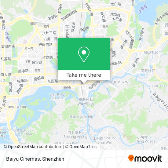 Baiyu Cinemas map