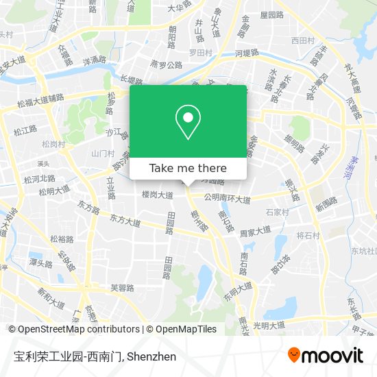 宝利荣工业园-西南门 map