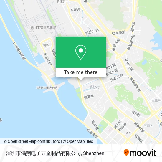 深圳市鸿翔电子五金制品有限公司 map