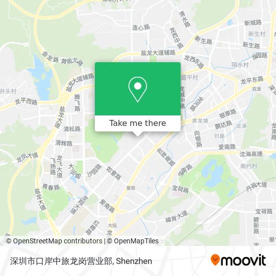 深圳市口岸中旅龙岗营业部 map