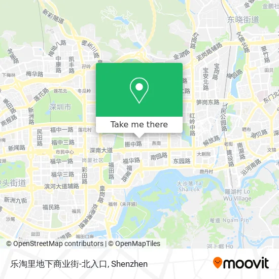 乐淘里地下商业街-北入口 map