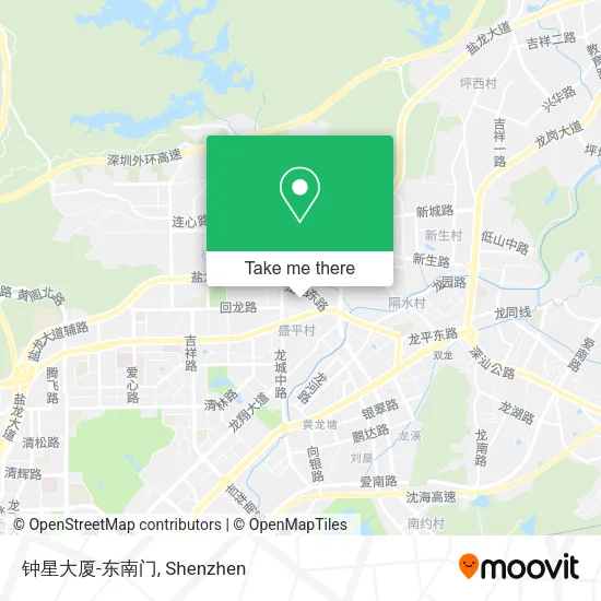钟星大厦-东南门 map