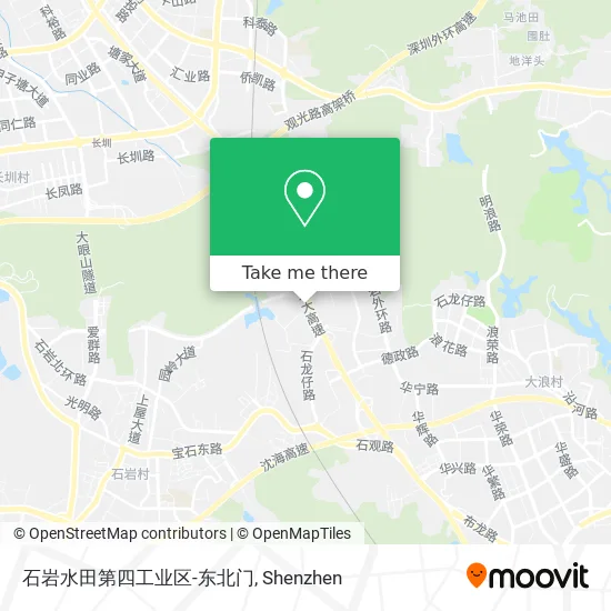 石岩水田第四工业区-东北门 map