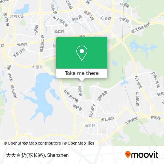 天天百货(东长路) map