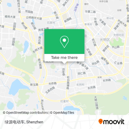 绿源电动车 map
