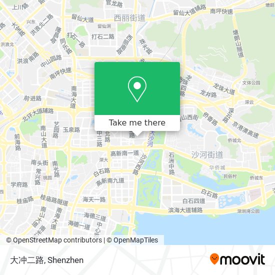 大冲二路 map