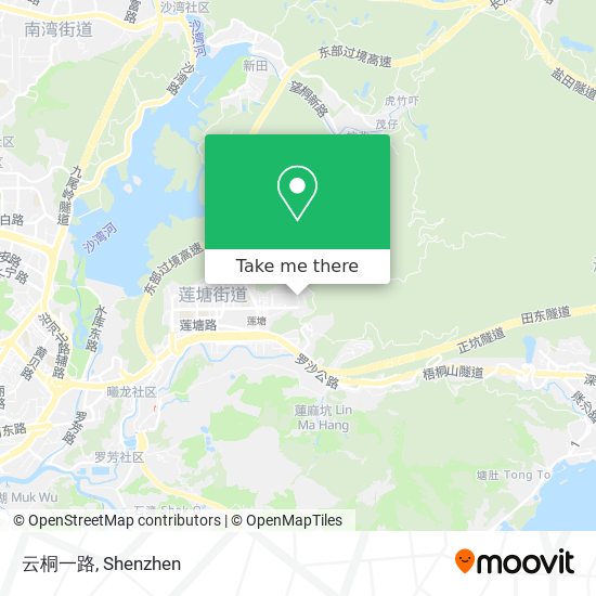 云桐一路 map
