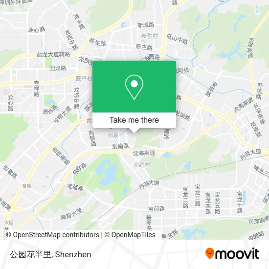 公园花半里 map
