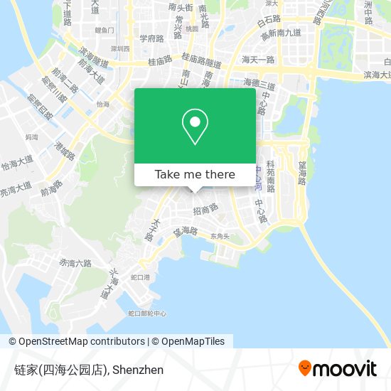 链家(四海公园店) map