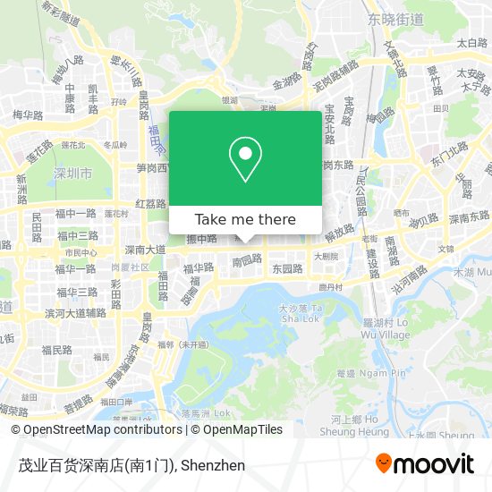 茂业百货深南店(南1门) map