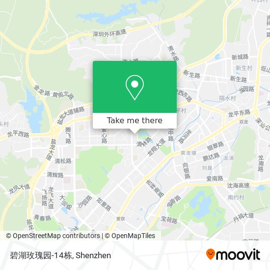 碧湖玫瑰园-14栋 map