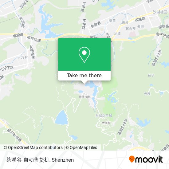 茶溪谷-自动售货机 map