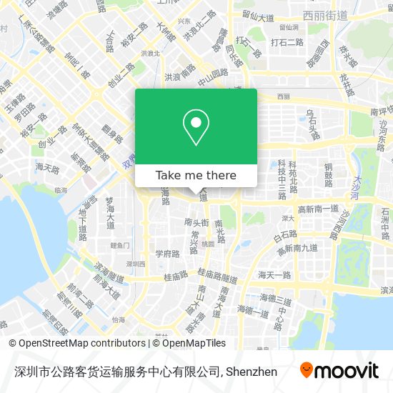 深圳市公路客货运输服务中心有限公司 map