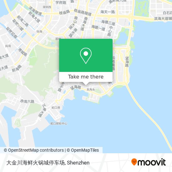 大金川海鲜火锅城停车场 map