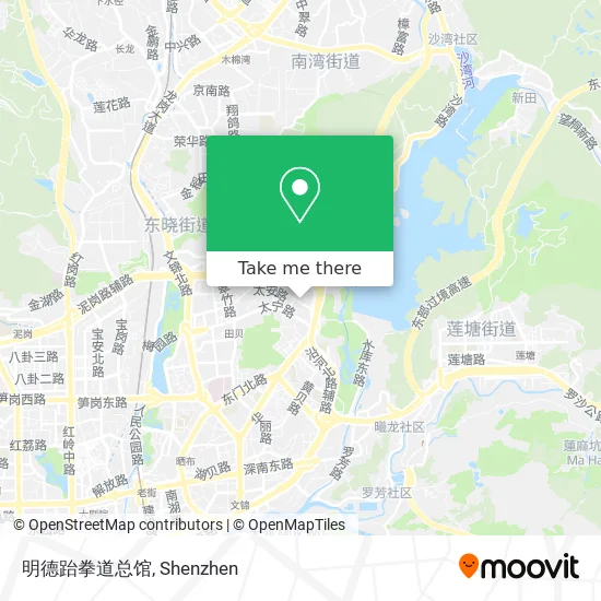 明德跆拳道总馆 map