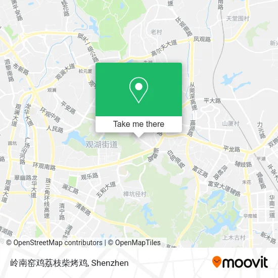 岭南窑鸡荔枝柴烤鸡 map