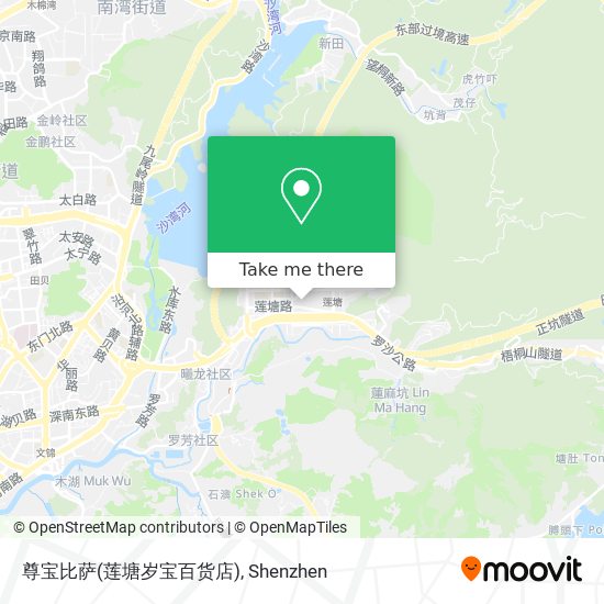 尊宝比萨(莲塘岁宝百货店) map