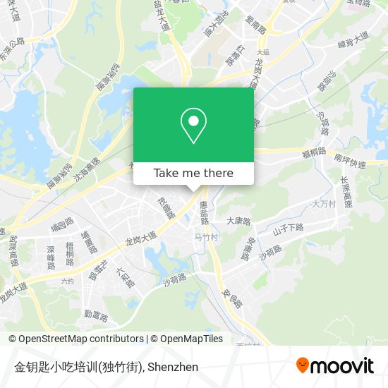 金钥匙小吃培训(独竹街) map