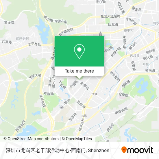 深圳市龙岗区老干部活动中心-西南门 map