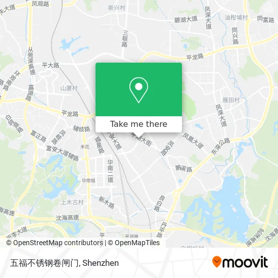 五福不锈钢卷闸门 map