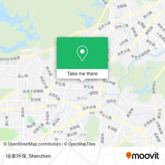 绿泰环保 map