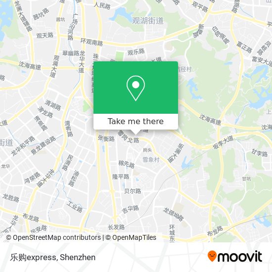 乐购express map