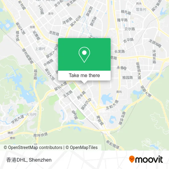 香港DHL map