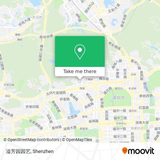 溢芳园园艺 map