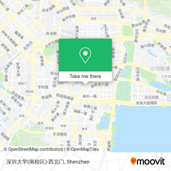 深圳大学(南校区)-西北门 map