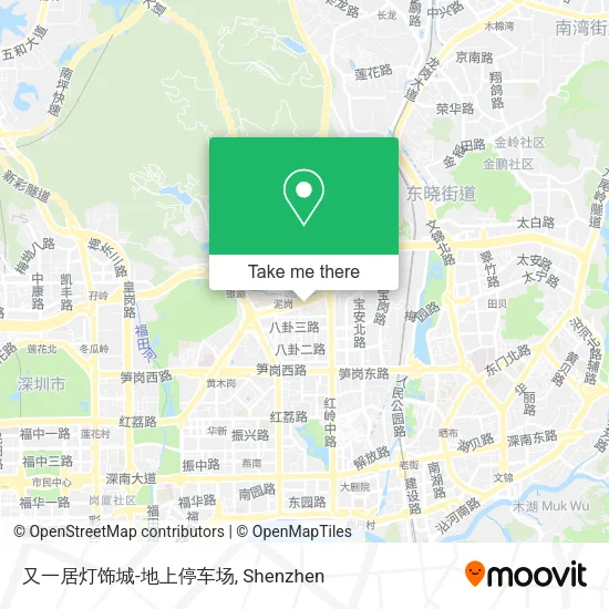 又一居灯饰城-地上停车场 map