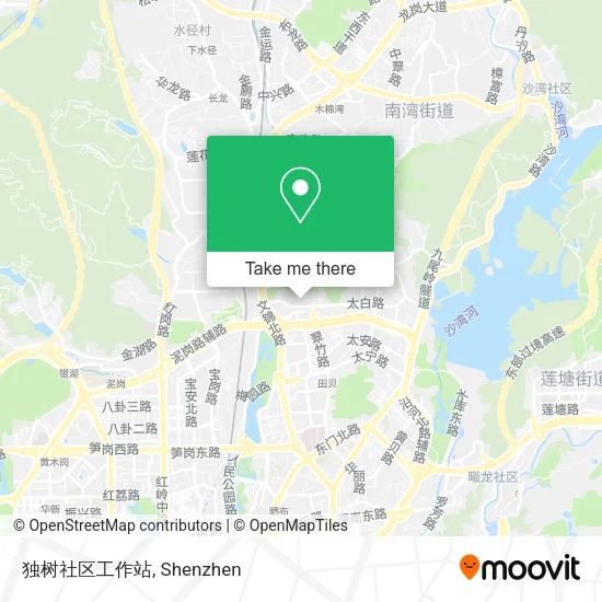 独树社区工作站 map