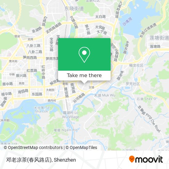 邓老凉茶(春风路店) map