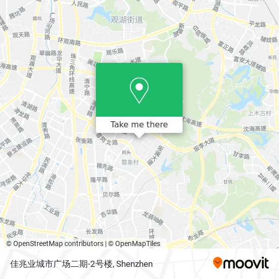 佳兆业城市广场二期-2号楼 map