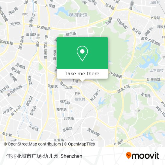 佳兆业城市广场-幼儿园 map