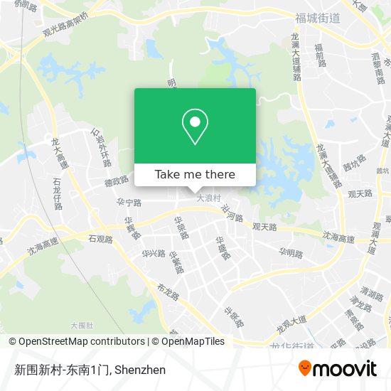 新围新村-东南1门 map