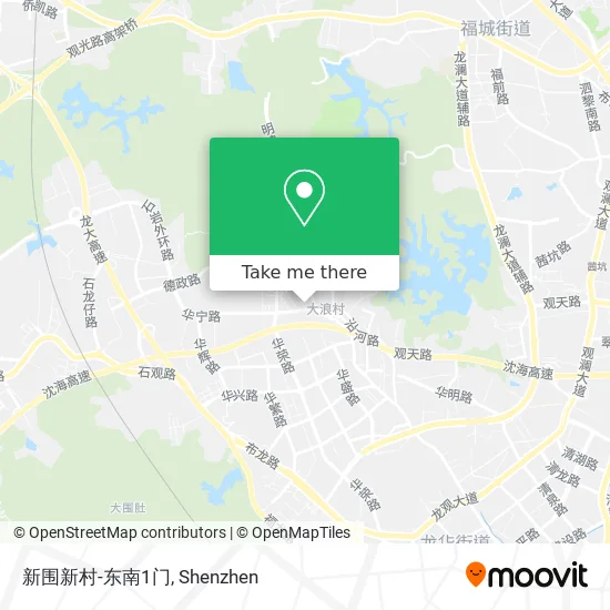 新围新村-东南1门 map