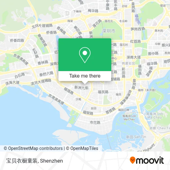 宝贝衣橱童装 map