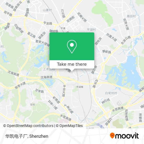 华凯电子厂 map