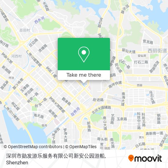 深圳市勋发游乐服务有限公司新安公园游船 map