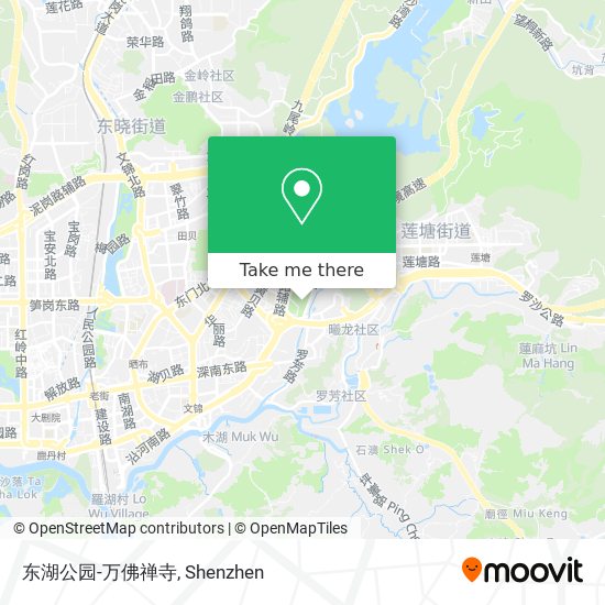 东湖公园-万佛禅寺 map