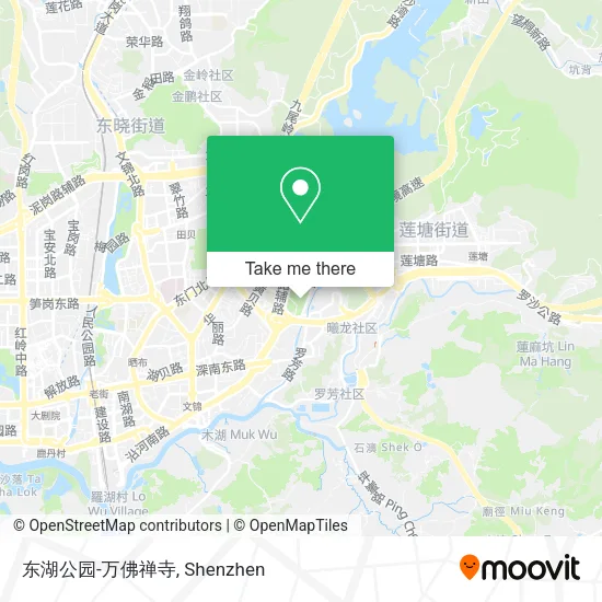 东湖公园-万佛禅寺 map