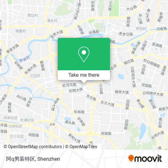 阿q男装特区 map