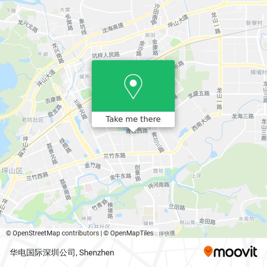 华电国际深圳公司 map