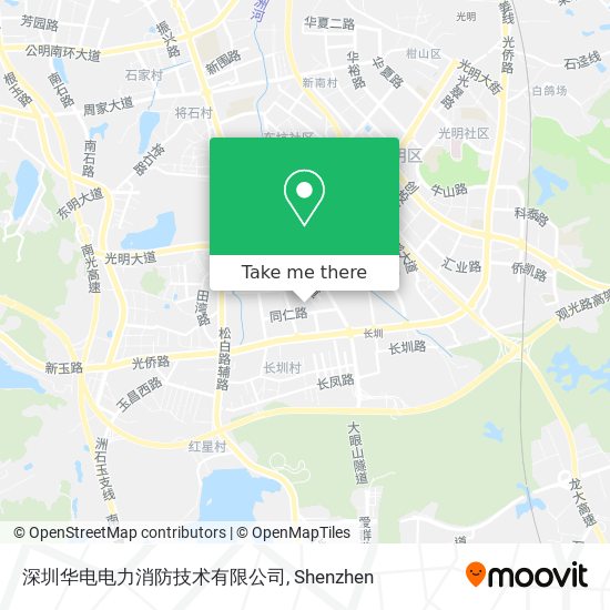 深圳华电电力消防技术有限公司 map