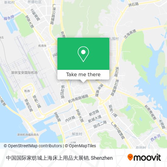 中国国际家纺城上海床上用品大展销 map